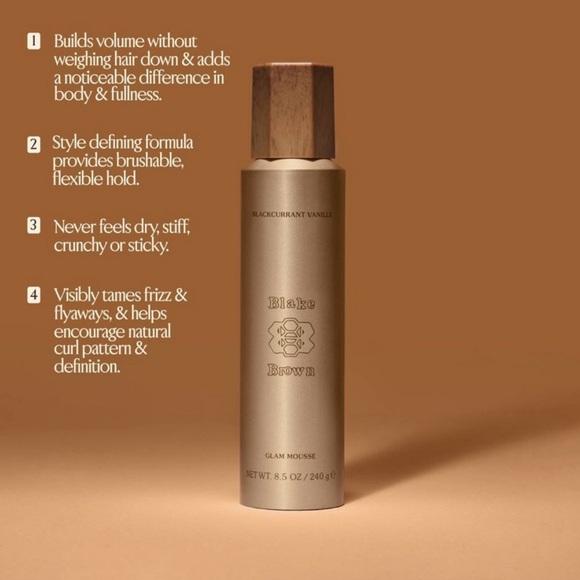 Blake Brown Blackcurrant Vanille Glam Mouse 8.5oz New - Picture 2 of 6